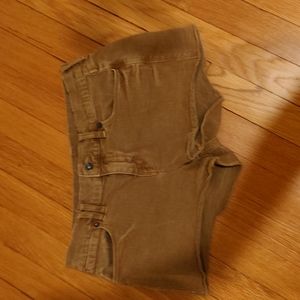 Madewell cutoff denim shorts washed brown sz 26